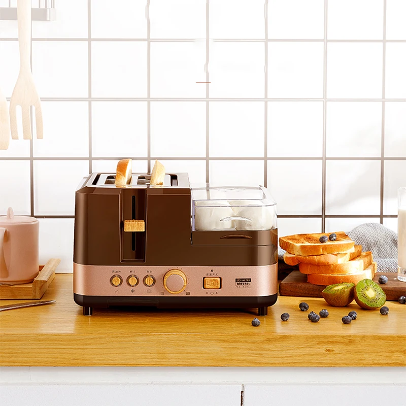 Multifunction Electric Breakfast Machine Toaster Sandwich Machine Household Frying Pan Bread Maker Egg Steamer
