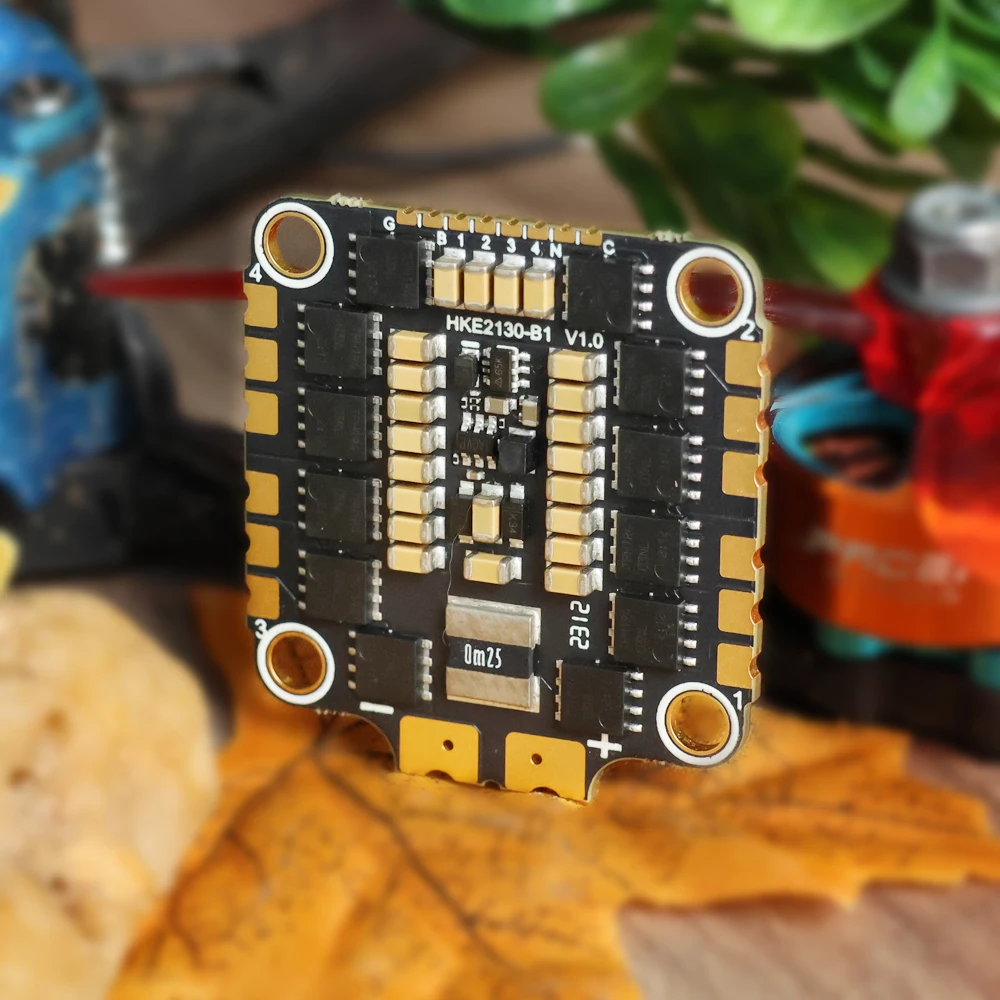 HAKRC 2130 50A 4-in-1 ESC 2S-8S Lipo Low-Noise PWM Drive High-Temperature Resistance Dshot150 for RC Drones FPV Racing Drones