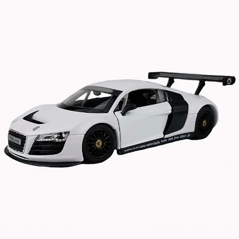 

1:24 Scale R8 LMS Simulation Alloy Car Model Static Display Collectible Gift Toy Souvenir Decoration Ornament