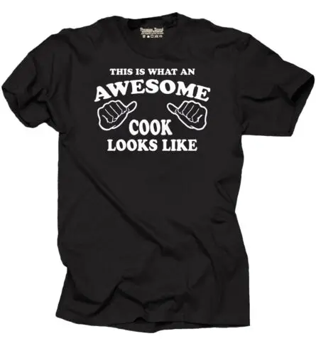 Cook T-shirt Awesome Cook Tee shirt Cooking Grill BBQ Tee Shirt