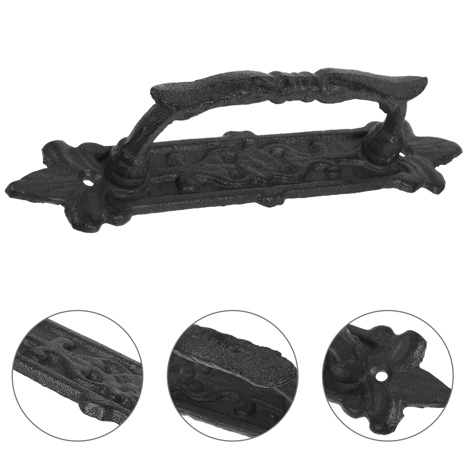 

Чугунная дверная ручка, ручки для ящика, фурнитура, твердые ручки, мебель, современный декор для гардероба, садовые ворота, элегантный дизайн