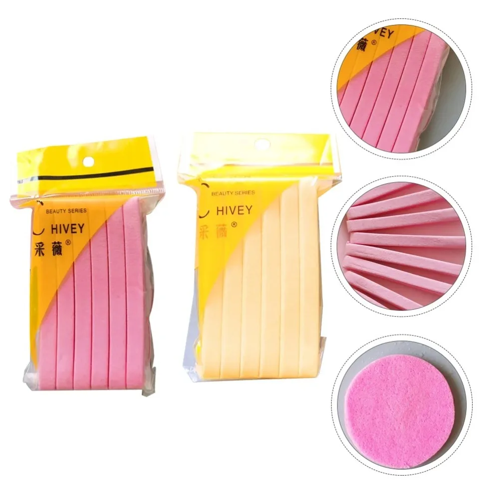 Hohe Qualität Komprimiert Cosmetic Puff Hautpflege Gesichts Sauber Reinigung Schwamm 12PCS Gesichts Reinigung Schwamm Puff Frauen