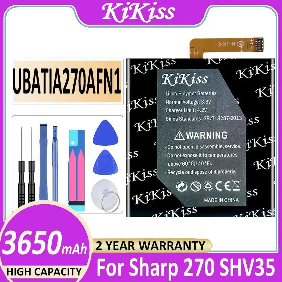 

Mobile Phone Battery Durable For Sharp 270 SHV35 Premium Replacement UBATIA270AFN1 3650Mah