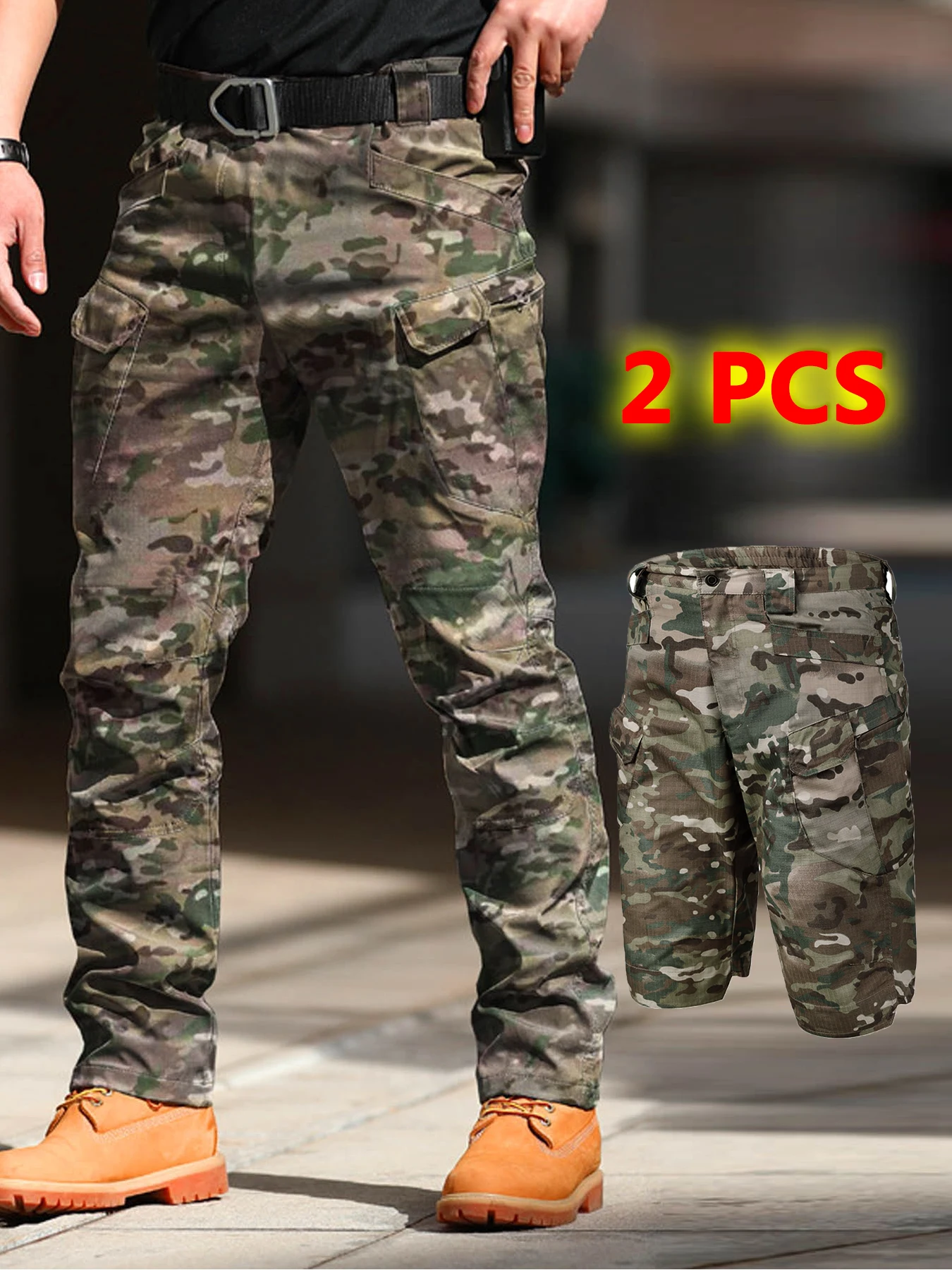 

Городские тактические брюки-карго, классические уличные походные треккинговые армейские тактические брюки для бега, камуфляжные военные брюки с несколькими карманами