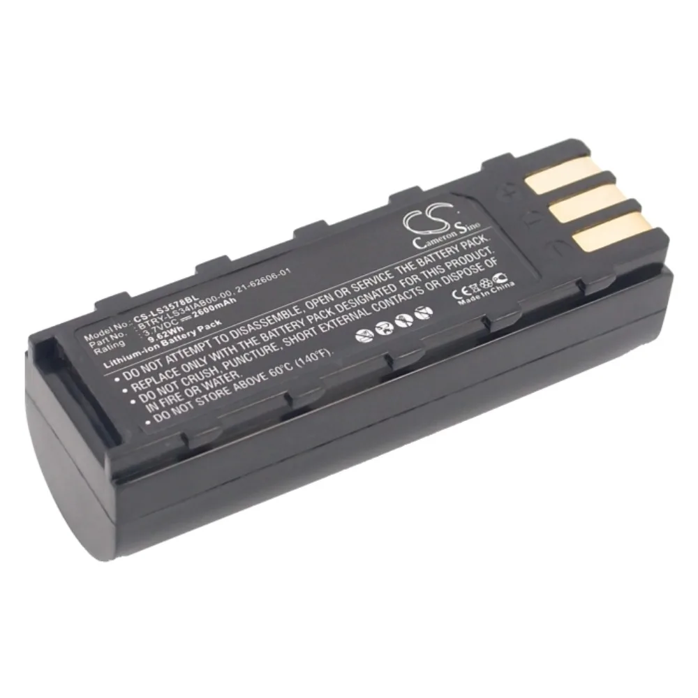 3400mah Scanner Battery 21-62606-01 BTRY-LS34IAB00-00 50120448 for Honeywell Symbol Leuze 8800 HS6578 LS3478 DS3478 LS3578