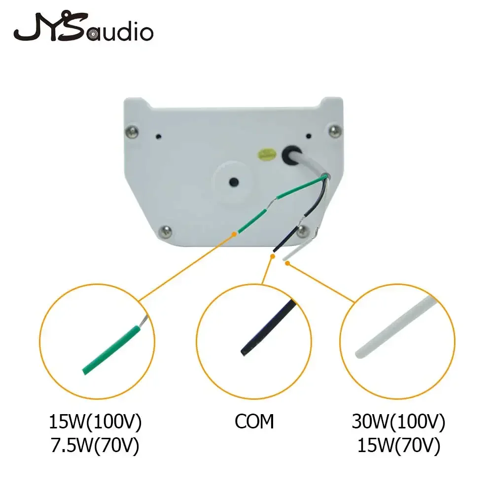 15W/30W System PA Audio Zewnętrzny wodoodporny głośnik ścienny Stop aluminium Siatka żelazna Konstrukcja HIFI Czysta jakość dźwięku