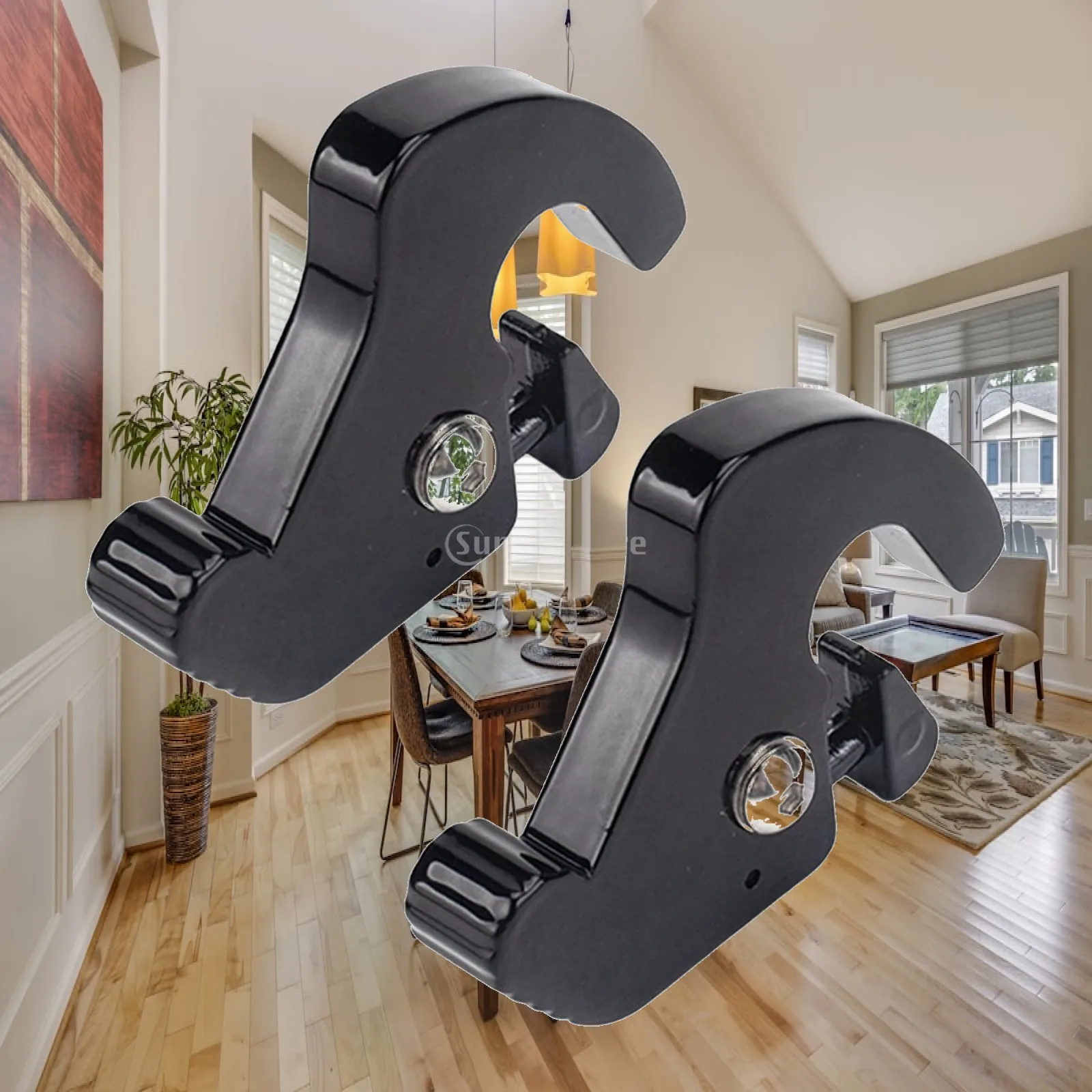 Convenient Rotary Luggage Rack Mounting Sissy Bar Latch Clips for Motorcycle Aluminum Alloy Accessories