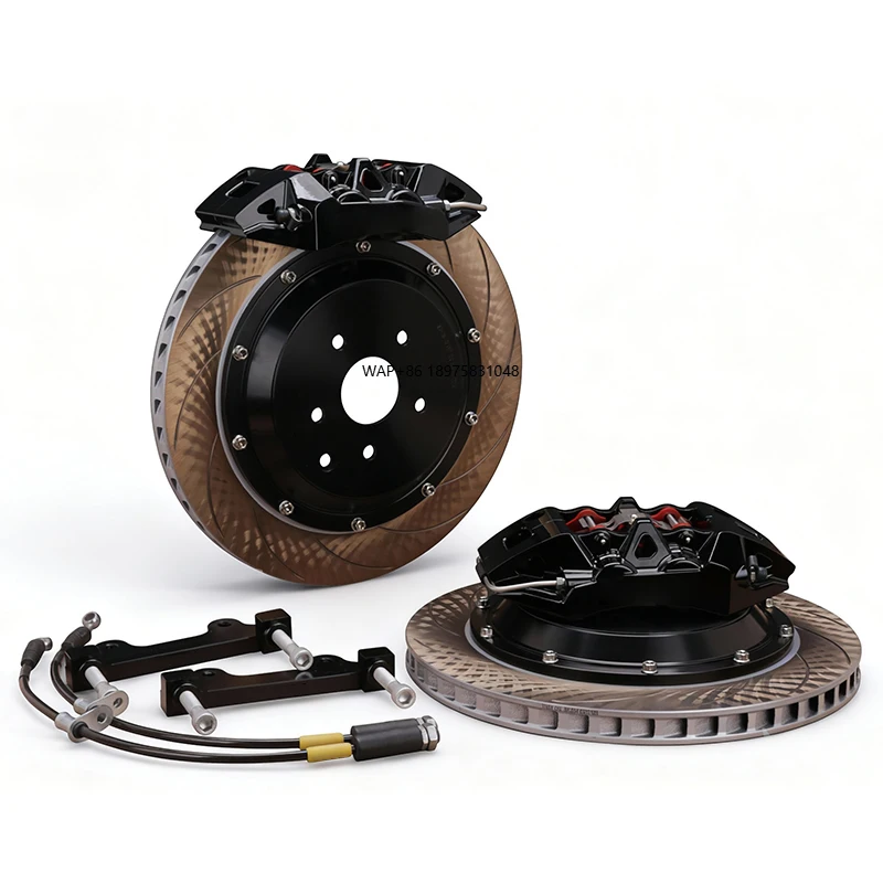 

Wholesale Price Universal 4 Pot ES4 Rear Brake Caliper 4 Piston for 18 19 20 Inch Wheels 345/355/380*28mm Brake Disc