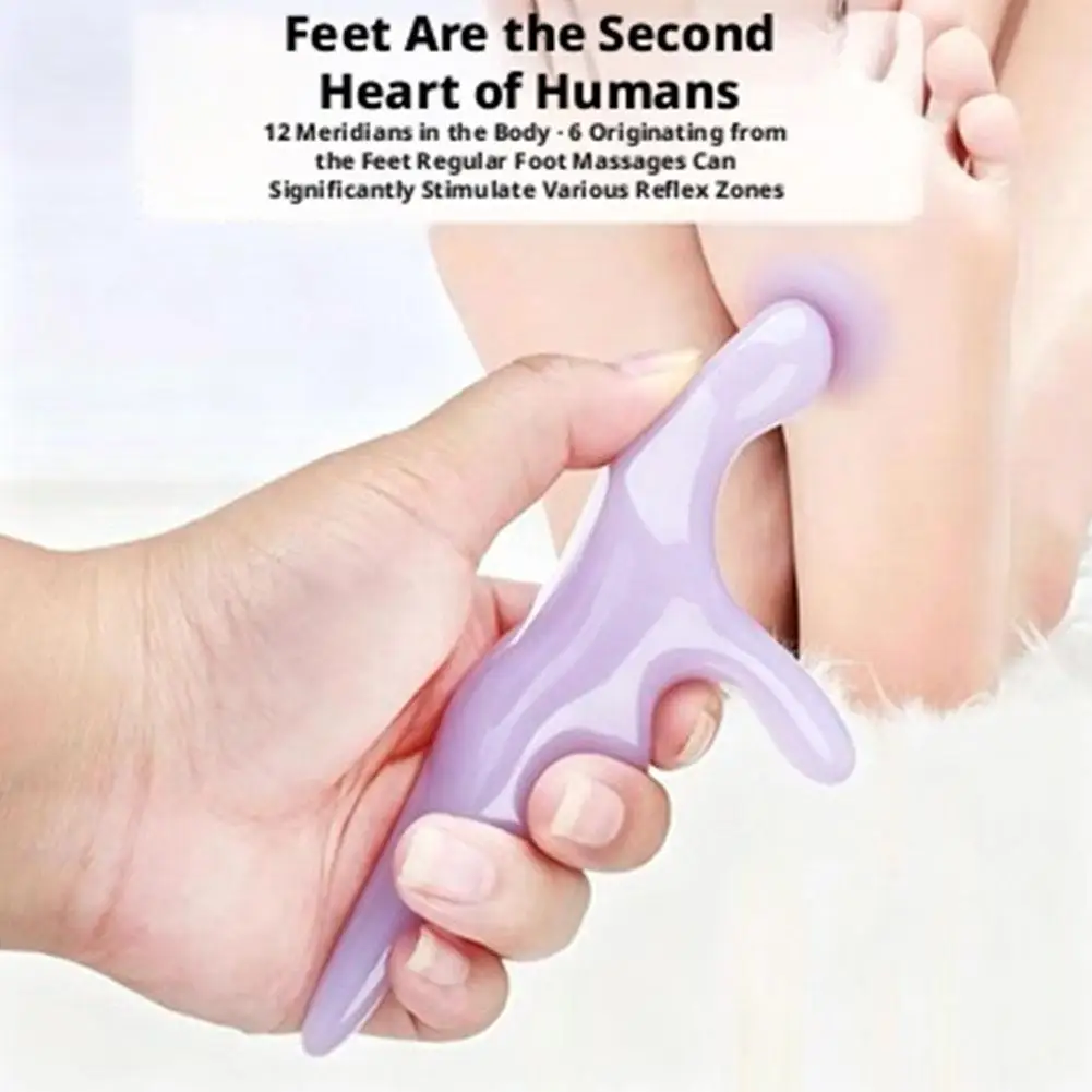 Handheld Acupressure Massager Manual Thumb Press Tool Whole Body Muscle Relaxation Trigger Point Therapy