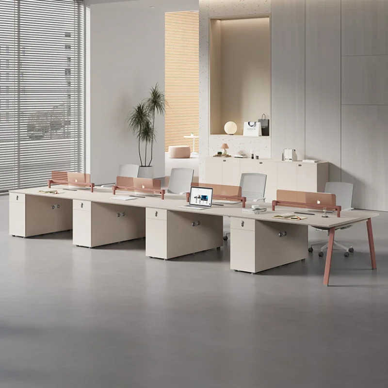 Desk Organizer Desktop Workstation Home Office Tables Multifunctional Standing Seating Conference Study Table Workshop Furniture