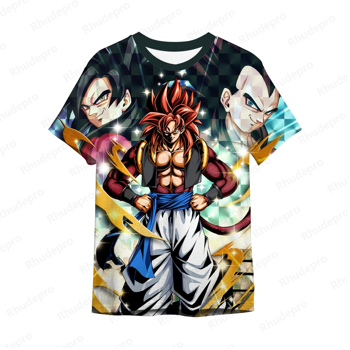 ファッション Tシャツドラゴンボール高品質 Tシャツ男性夏の Tシャツ子供ベジータ悟空 2025 クールトップス特大服