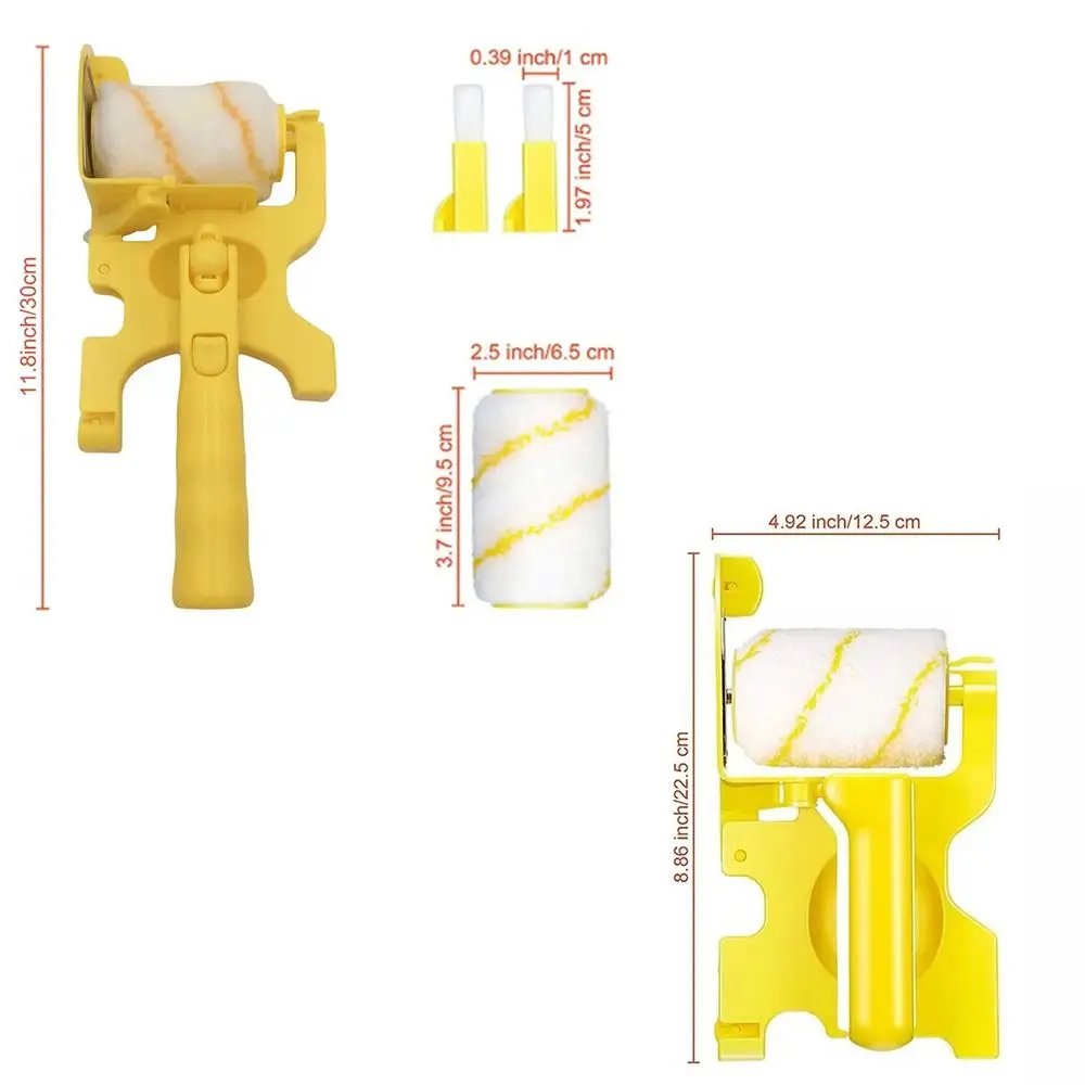 Clean-cut Edger Paint Edger Roller Brush Multi-use Hand-Held Tool Wall Repair Tools Professional Painting Precision