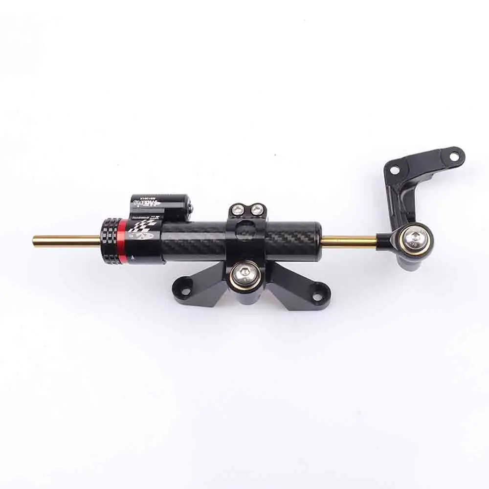 ZX-6R 2023 2024 Motorcycle Steering Damper Stabilizer & Bracket Mount Kit For Kawasaki Ninja ZX-6R ZX6R 636 4