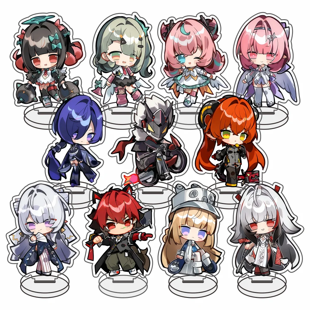 Game Zenless Zone Zero Promeia Billy Sunna Aria Cissia Nangong Yu Acrylic Stand Model Plate Desk Decor Collection gifts keychain