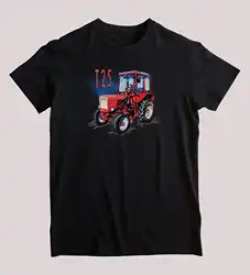 Soviet Russia Built T-25 Vladimir Tractor T-Shirt. Summer Cotton Short Sleeve O-Neck Mens T Shirt New S-3XL