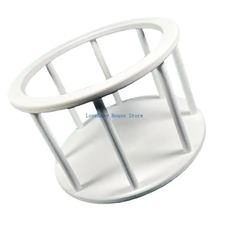 

BX0D Baby Photography Props круглый корзина для новорожденных корзины для фотосессии легко носить с собой для новорожденных и