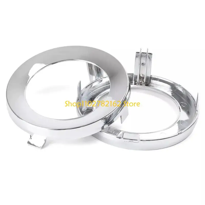 

547B 1 Pair Front Fog Light Rings Cover Caps Trim Fog Lamp Cover Trim Automotive Accessories Easy Installation 57731SC000