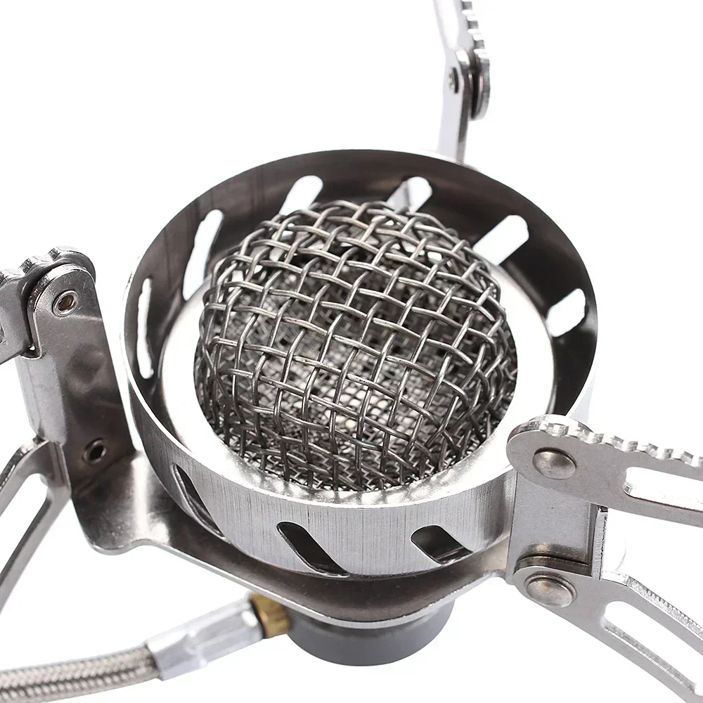 brs-107新型折りたたみ式分割アウトドアハイキングガスストーブキッチンサバイバル防風キャンプガスストーブ屋外ピクニック赤外線