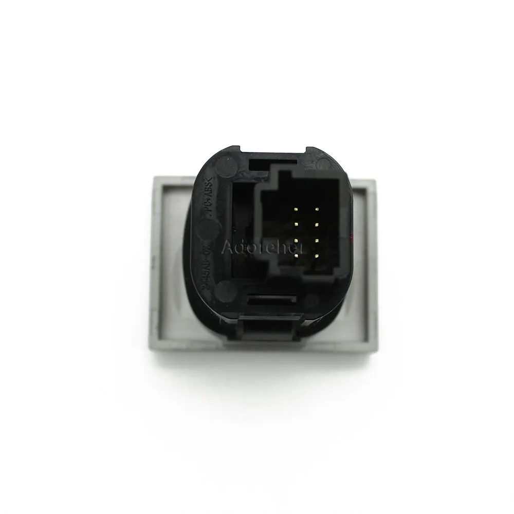 Silvery Car LED Radar Fog Light Heat Steering Wheel Power Mirror heating Switch Button For Ford Focus 2 2004-2010 mk2 Transit