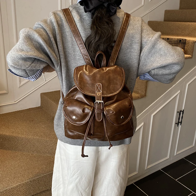 حقيبة يد نسائية جلدية فاخرة كلاسيكية مصممة على الكتف حقيبة يد أنيقة للراحة اليومية الحديثة #2