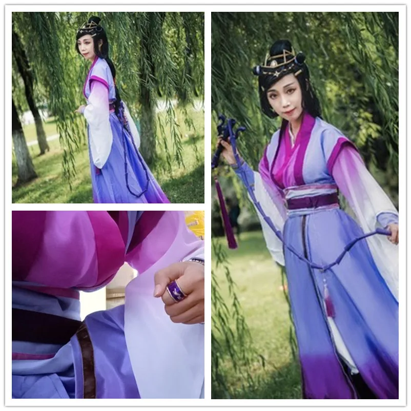 Anime arcymistrz demonicznej uprawy Yu Ziyuan przebranie na karnawał Jiang Cheng sukienka dla matki MO DAO ZU SHI przebranie na karnawał s Hanfu