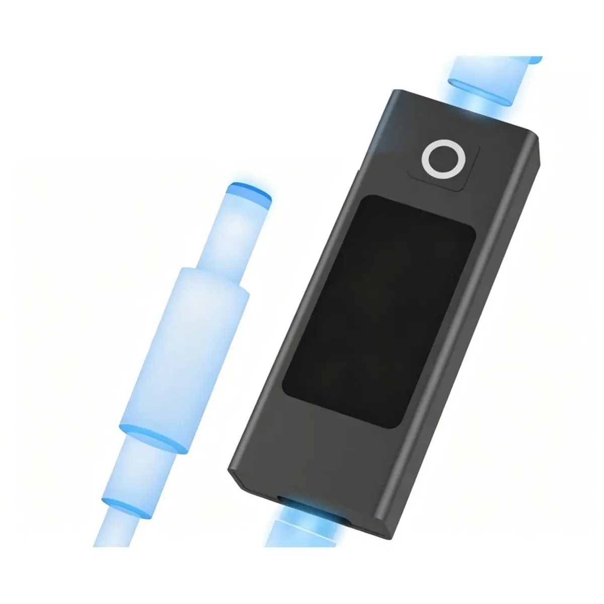 A85P 140W PD Fast Charge Trigger, 5-28V Adjustable Type-C to DC Cable with IPS Display for Laptop Router