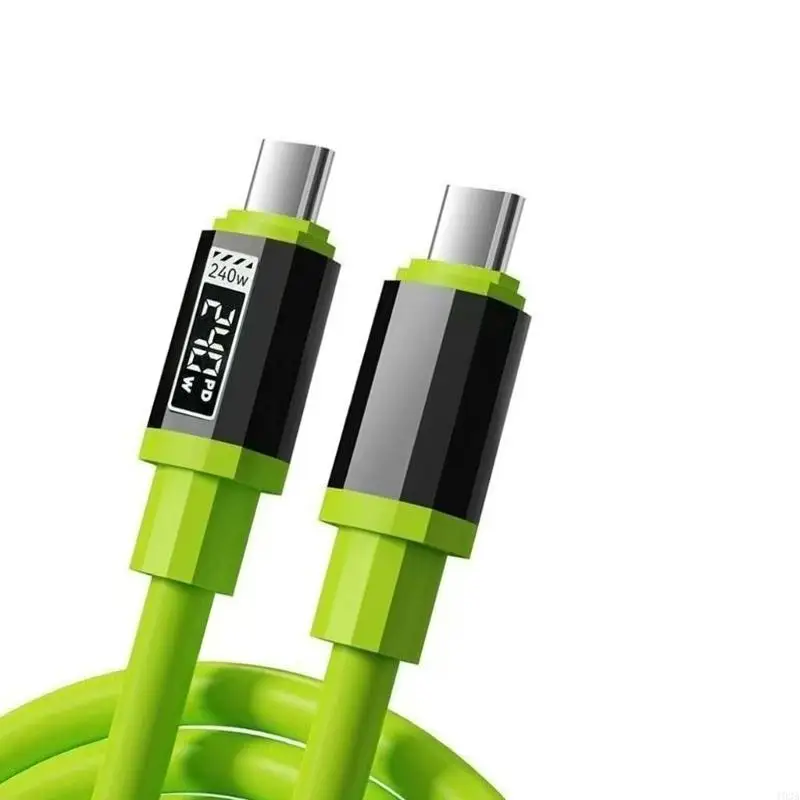 193A 240W Data Sync USB Cable Flexible Silicone Shell High Efficiency Power Transfer