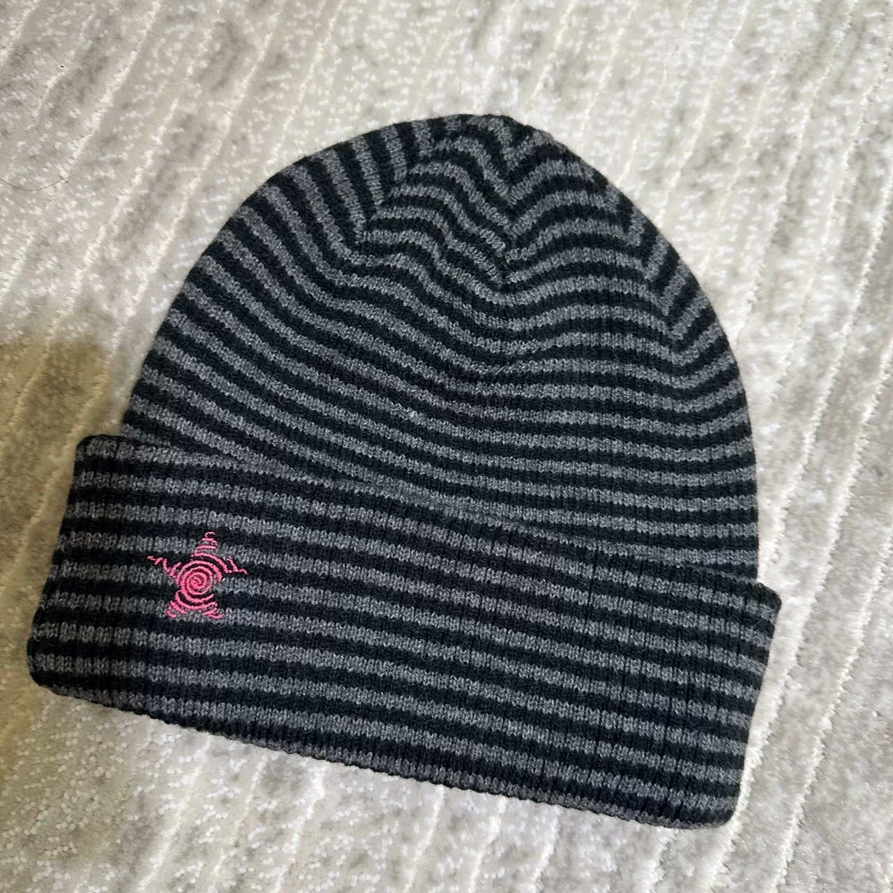 Simple Striped Star Embroidery Knitted Beanies Cap for Women Winter Unisex Skulles Casual Street Wear Warm Soft Beanies for Men