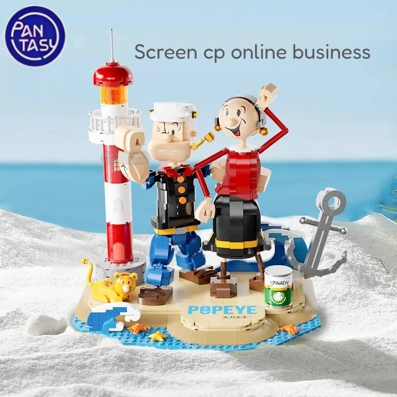 pantasy-popeye-olivia-bloques-de-construccion-escena-de-calle-de-dibujos-animados-modelo-de-ensamblaje-coleccion-de-juguetes-decoracion-regalos-de-navidad-para-ninos