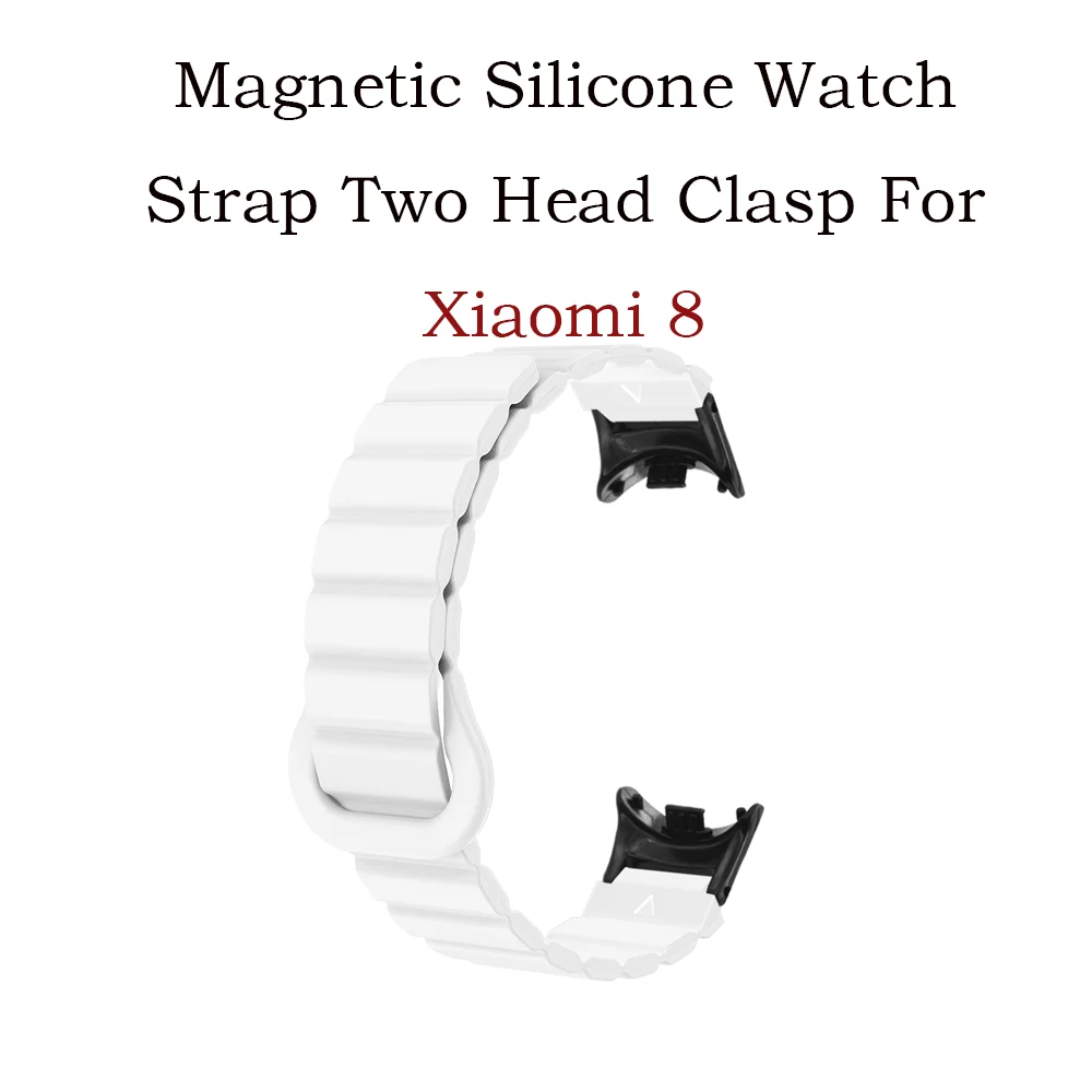 

Magnetic Watch Strap For XIaomi Band 8 Quick Release Adjustable Band Soft Breathable Washable Durable Sport Smartwatch Men Women
