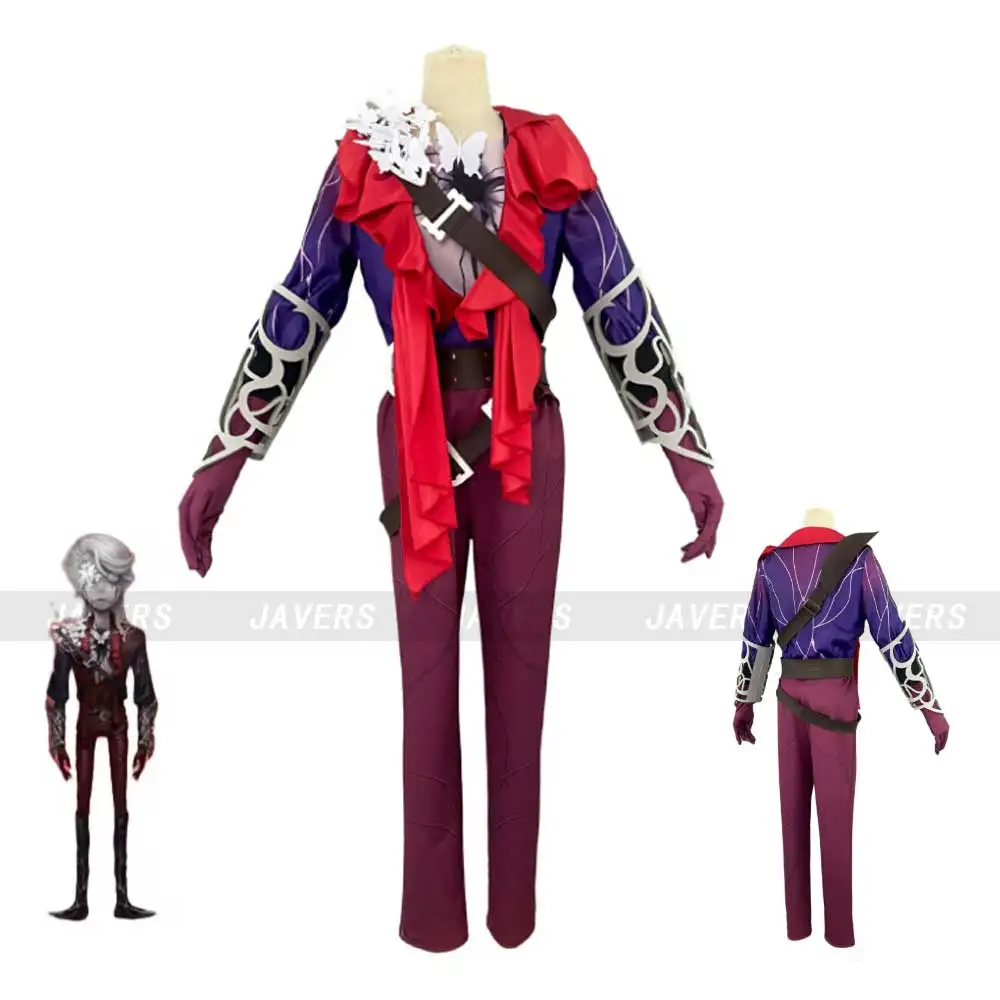 

Naib Subedar Mercenary Cosplay Costume Game Identity ⅤCostume Man in Red Person in Shirt Uniform Man Woman Halloween Party Suit