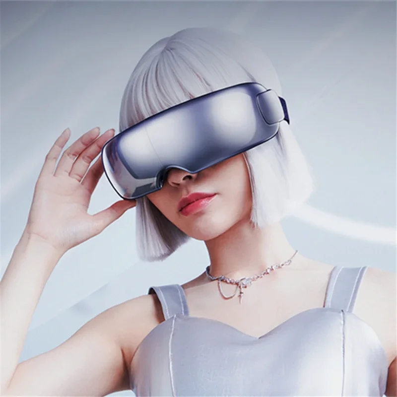 

Popular REPOR I50 The Best Smart Vibration Relax acupoint massage Heating Eye Massager with Bluetooth Eye Protection Instrument