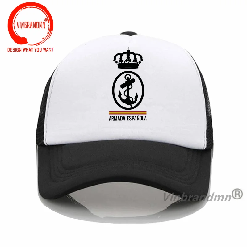 Spanish Armed Force Spain Naval Baseball Caps Men Classic Cotton Fishing Hat Fashion Adjustable Fisherman Visor Hats