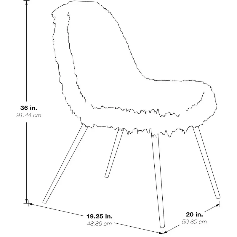 Julia Chic Accent silla, piel sintética blanca y patas doradas