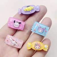 Sanrio Candy Resin Flat Back Decoration Scrapbook diy Jewelry Charm Hairpin Decoration Holiday Party decoration 10pcs/lot