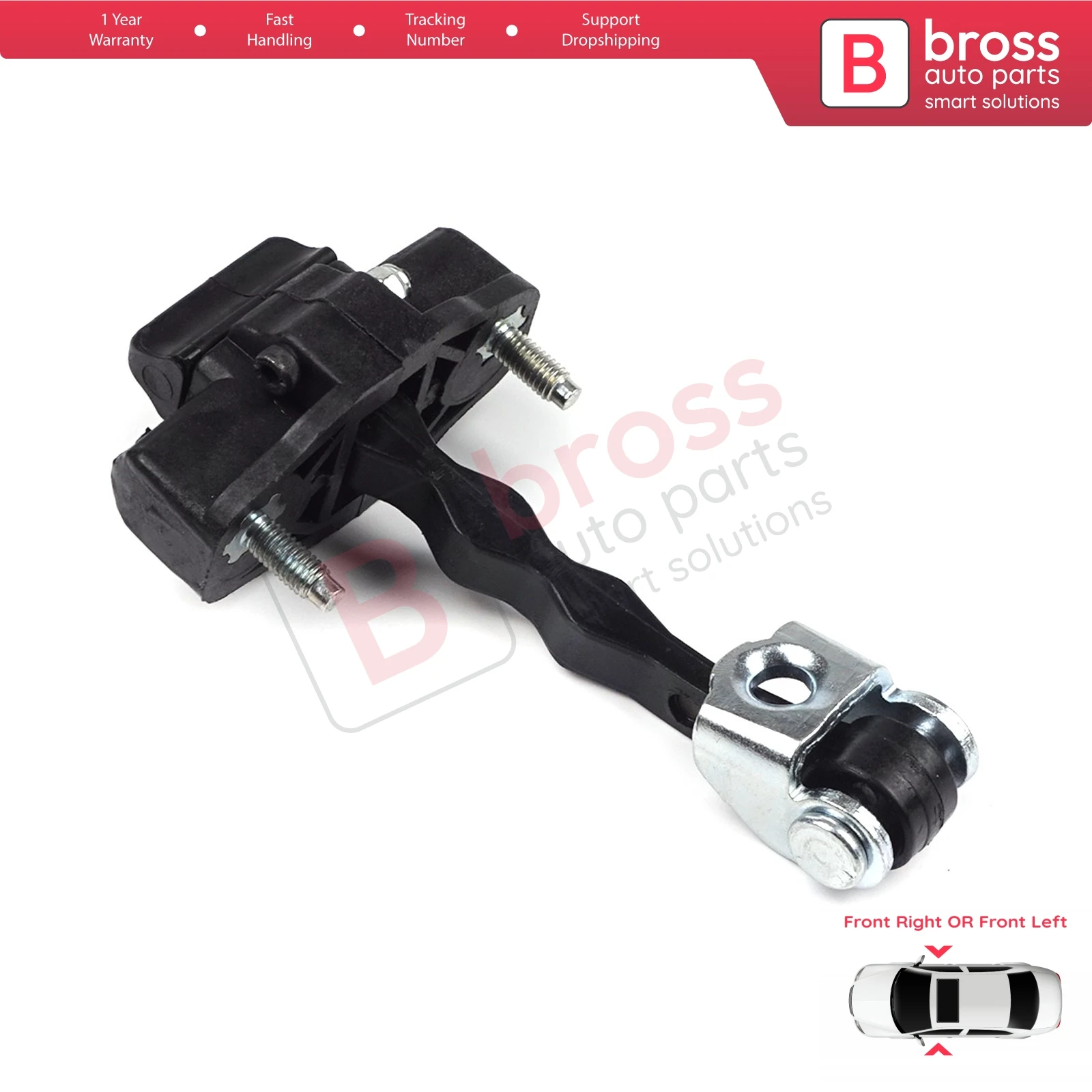 BDP771 Front Left OR Right Door Hinge Stop Strap Limiter 9035AP for Fiat Doblo 263 Citroen Nemo Peugeot Bipper Opel Combo D