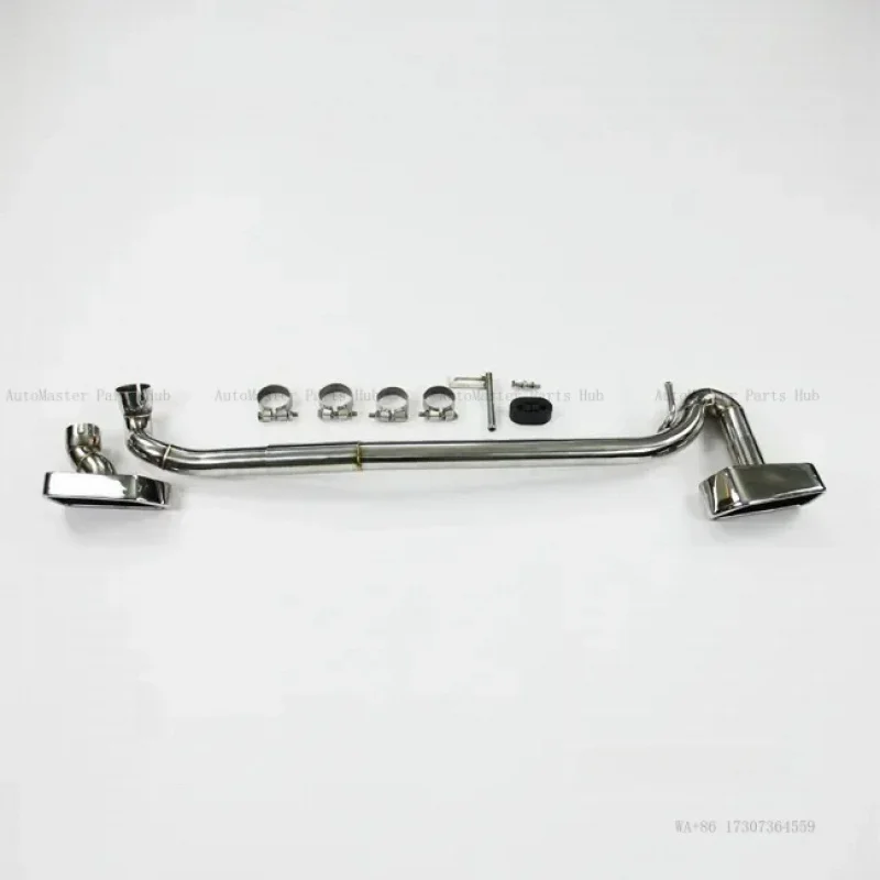

304 Stainless Steel Exhaust Tip for 520 525 F10 F18 Mufflers Quad Exhaust Tips Single Inner Tailpipe Exhaust System