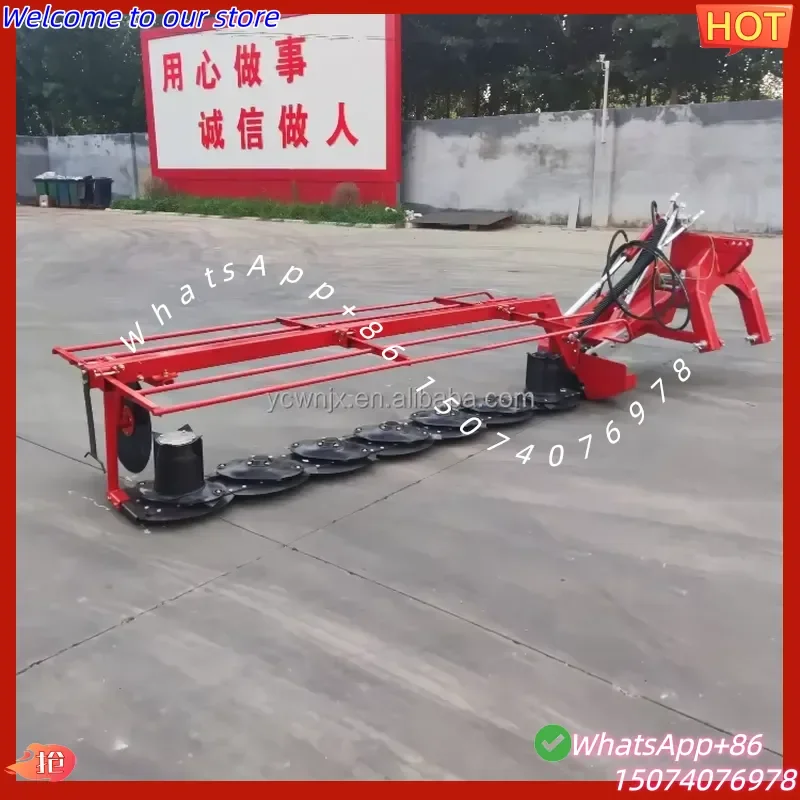 2026 High Productivity No-Squeezed 3 Point Hay Disc Mower for Farm Machines Rotary Disc Mower