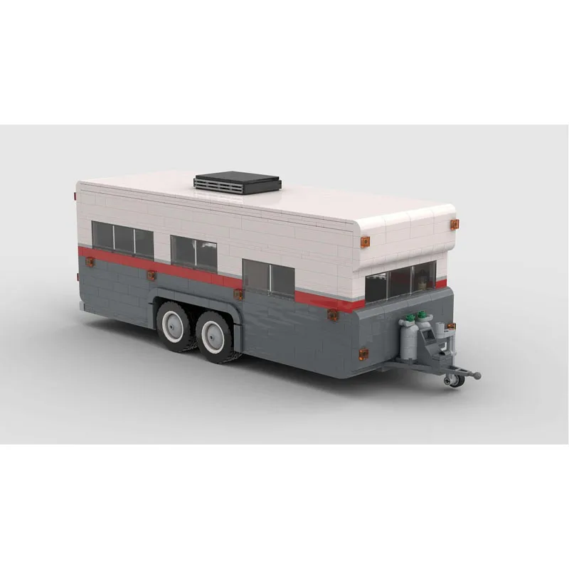MOC-188026 Battalion Trailer Caravan Assembly Stitching Building Blocks Model 1476 Parts Kids Birthday Building Blocks Toy Gifts