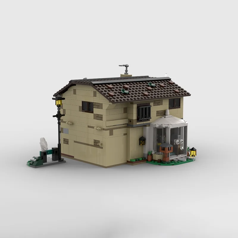 Populair filmmodel Moc-bouwstenen Traditionele populaire architectuur Model Technologie Baksteen DIY-montage Constructiespeelgoed