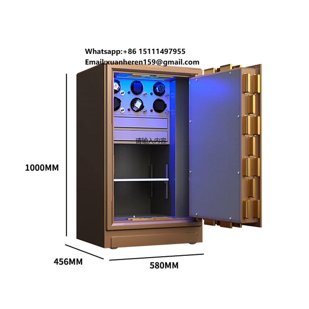 Luxury Watch Winder Safe Box Jewelry Drawer Safes