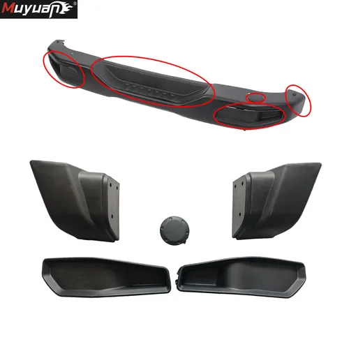 Imagen 1 del producto Protector de Esquina para Parachoques Trasero Compatible con Jeep Wrangler JK 2007-2017, Accesorios para Parachoques de 10.º Aniversario
