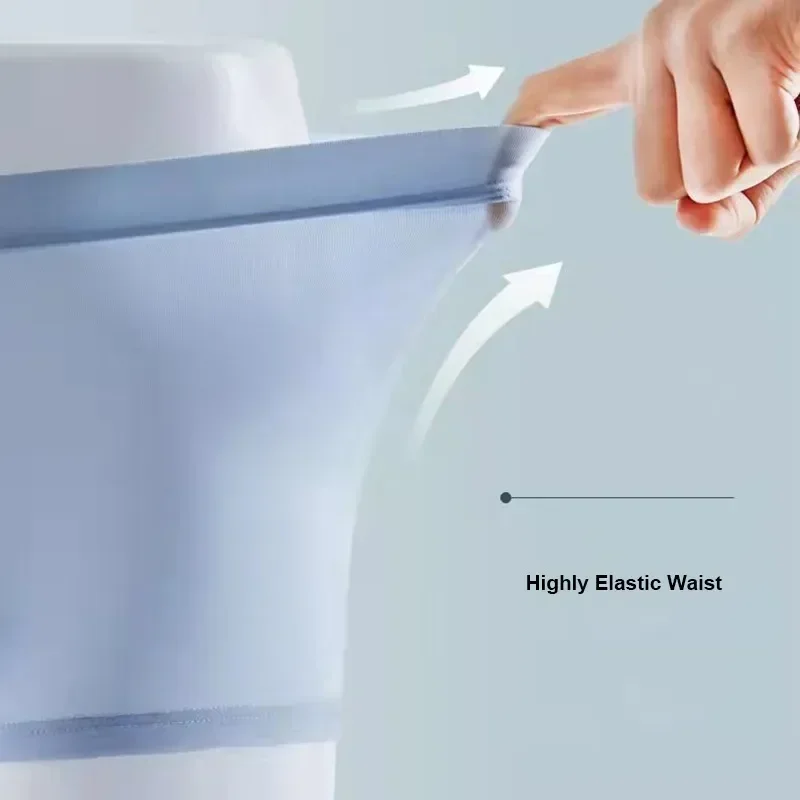 กลางบางสีนักมวยฤดูร้อน PLUS 4pcs เอวชุดชั้นในไม่มีรอยต่อยืดหยุ่นขนาดกางเกงขาสั้นผ้าไหมกางเกงผู้ชาย ICE