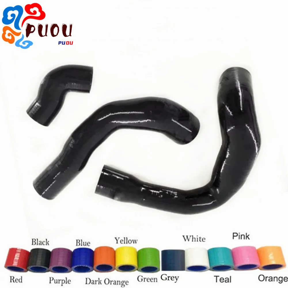 

Fit Ford Focus RS MK3 Silicone Boost Hose Turbo Upgrade Kit 3PCS 4-PLY Pipe