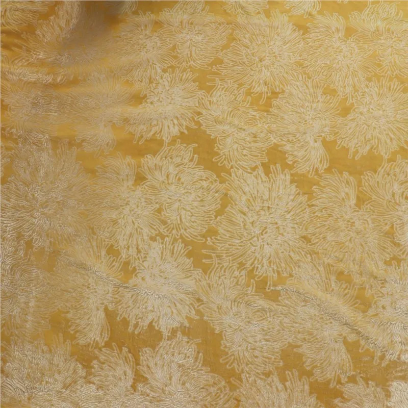 Woven silk single-color mottled velvet fabric for women's sleeping dress and textile