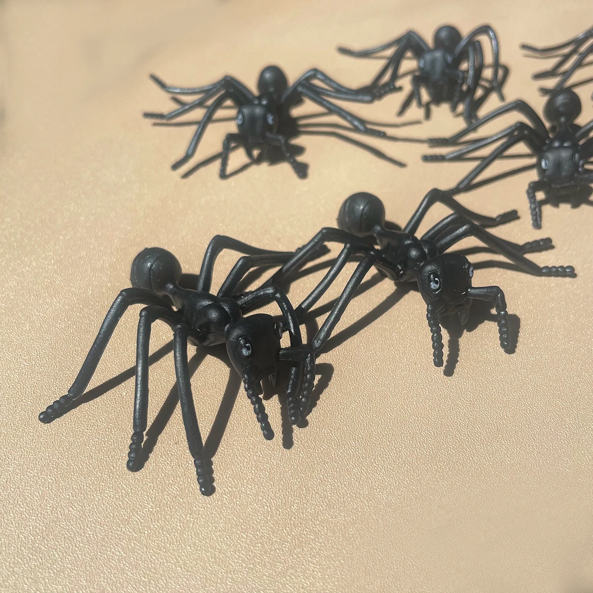 5/10Pcs 6.7cm Fake Black Ant Model Prank Prop Realistic Insect Figure Party Trick Joke Prop Science Teaching Simulation Bug Prop