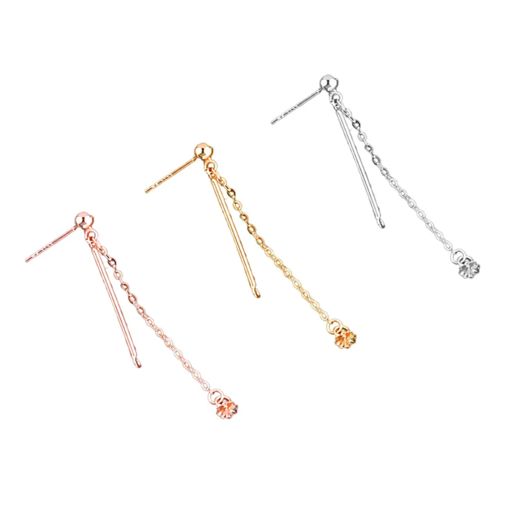 

Sterling Silver Earring Base for 6-10mm Round Beads/Pearls Gold Plated 925 Silver Earring Components