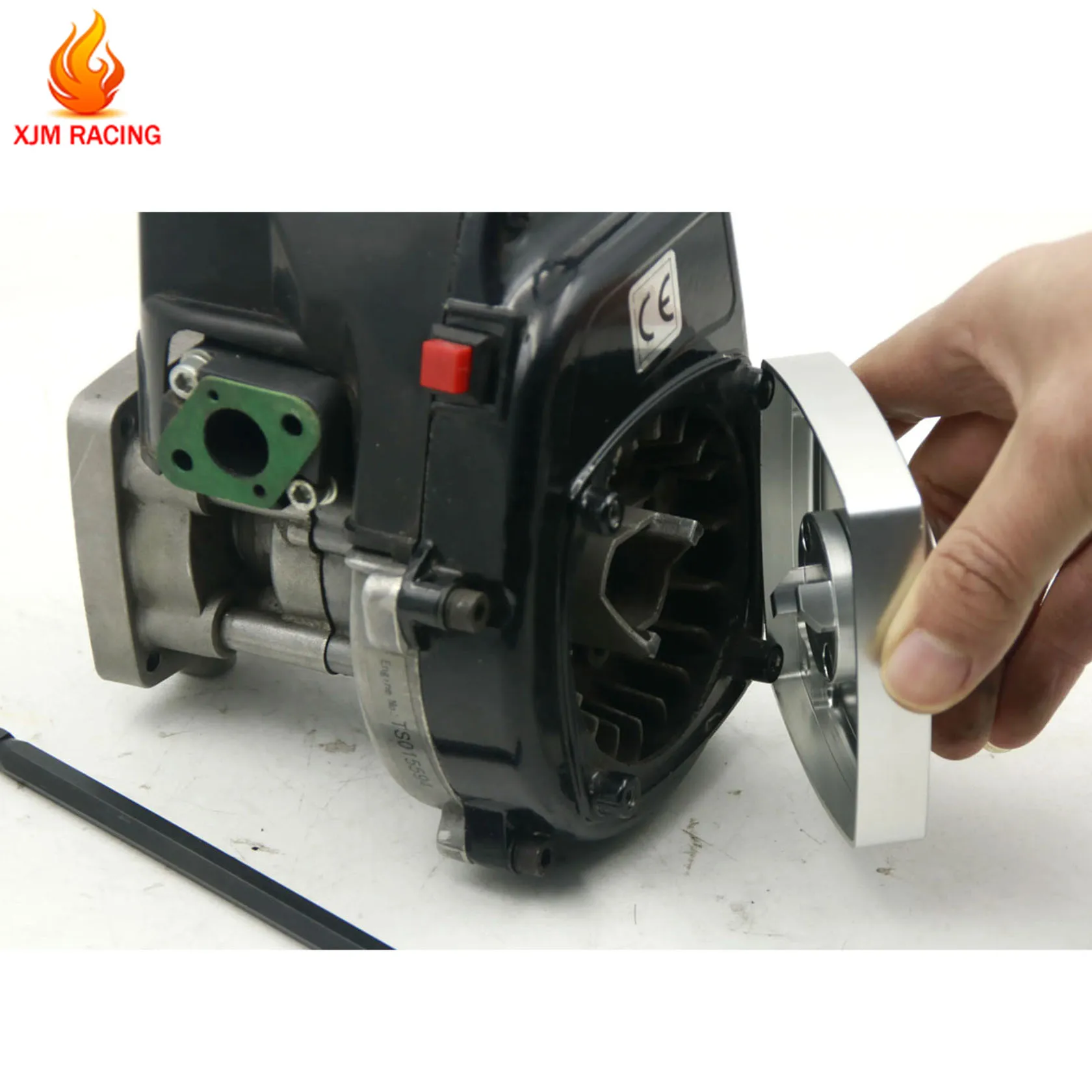 Avviamento Roto in metallo o accessorio per motore CY Zenoah 23cc-45cc per parti di automobili RC 1/5 HPI Rofun Rovan KM Baja Losi 5ive T FG