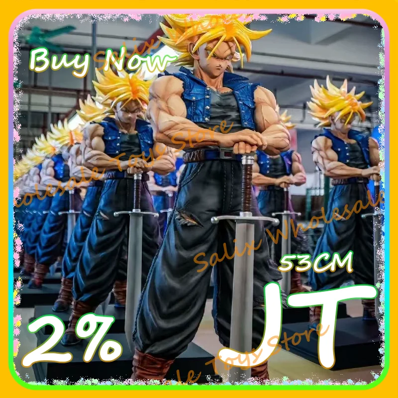 

In Stock JT Statue 1/4 53cm 2% Studio Trunks Statue Dragon Ball Dragon Ball Anime Figurine Collectible Model Anime Figure Toys