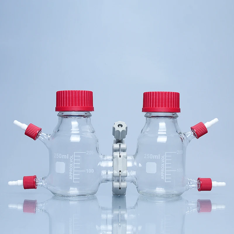 Caixa Microbiana Padrão da Pilha de Combustível do tipo ii da Argola para a Geração de Energia 100ml Bioglass 250ml